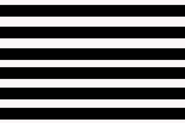 Negro rayado blanco