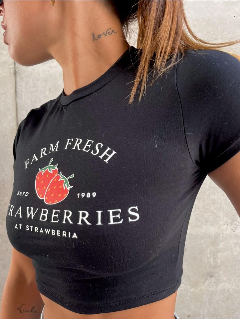 Top Baby Tee Strawberry