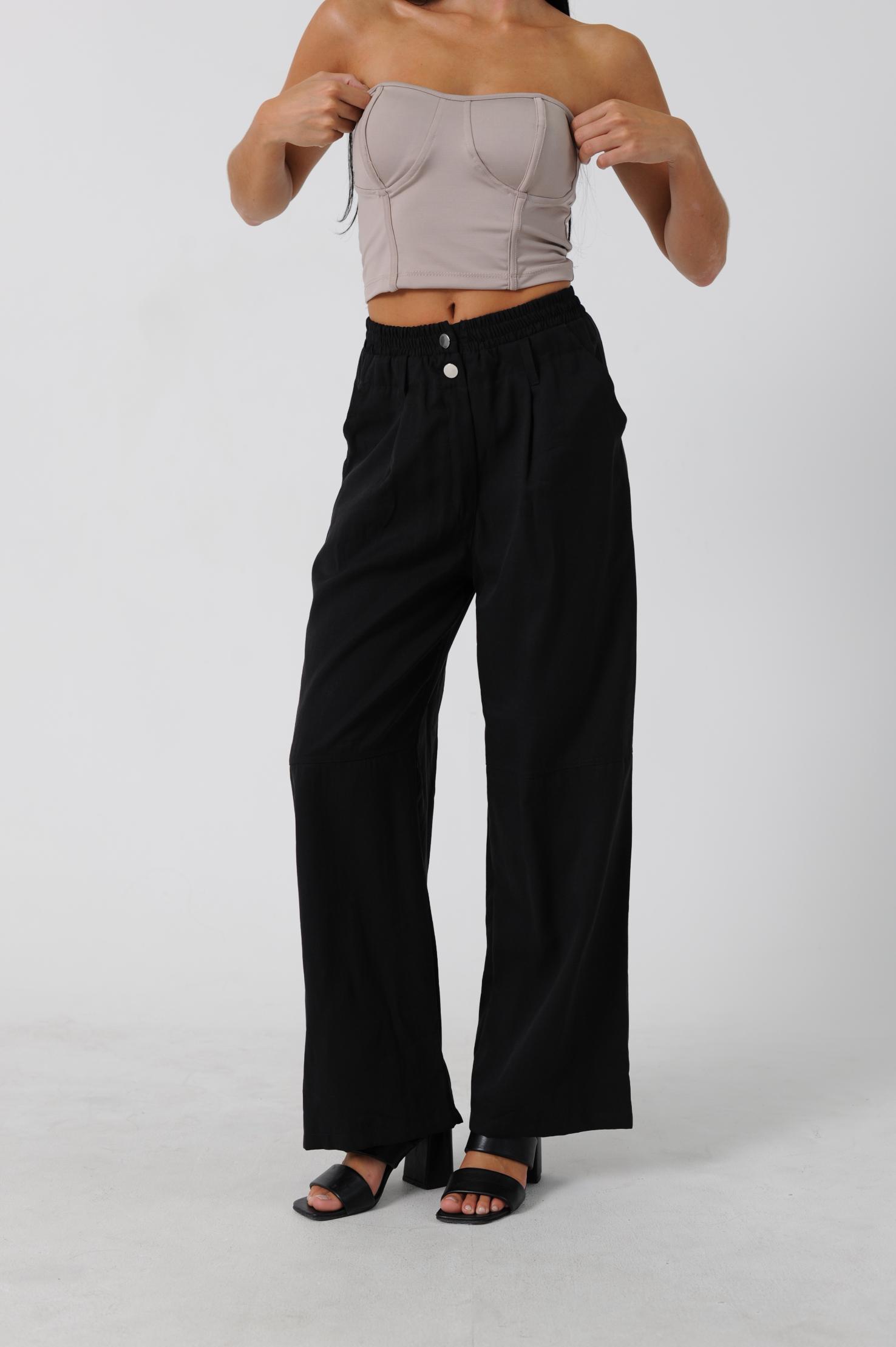 Pantalon Wide Leg Tensel