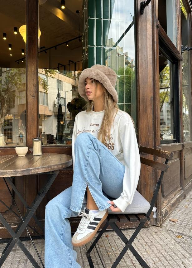Jean Wide Leg Tajo