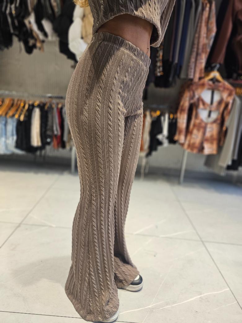 Pantalon Oxford de Lanilla Trenzada