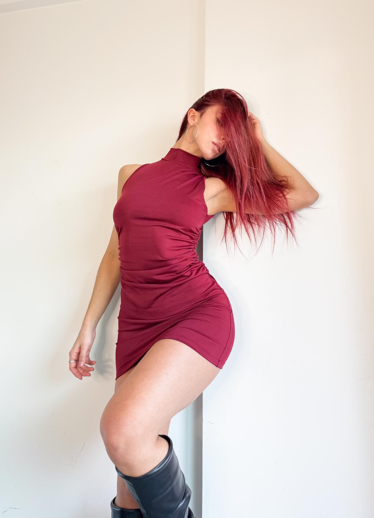 Vestido Muscu fruncido espalda 