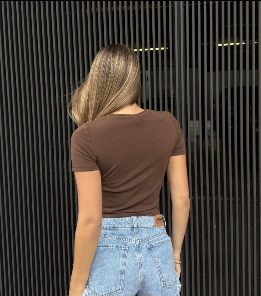Remera Basic Rib de Modal