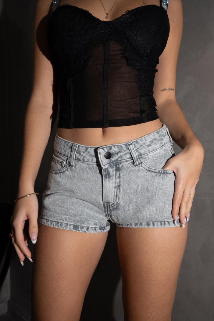 Short Paris Grey