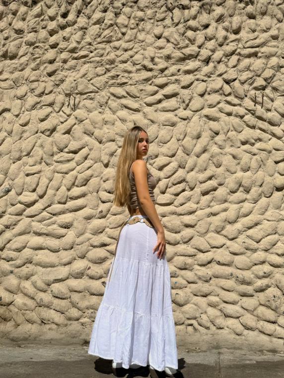 Pollera de Lino Larga