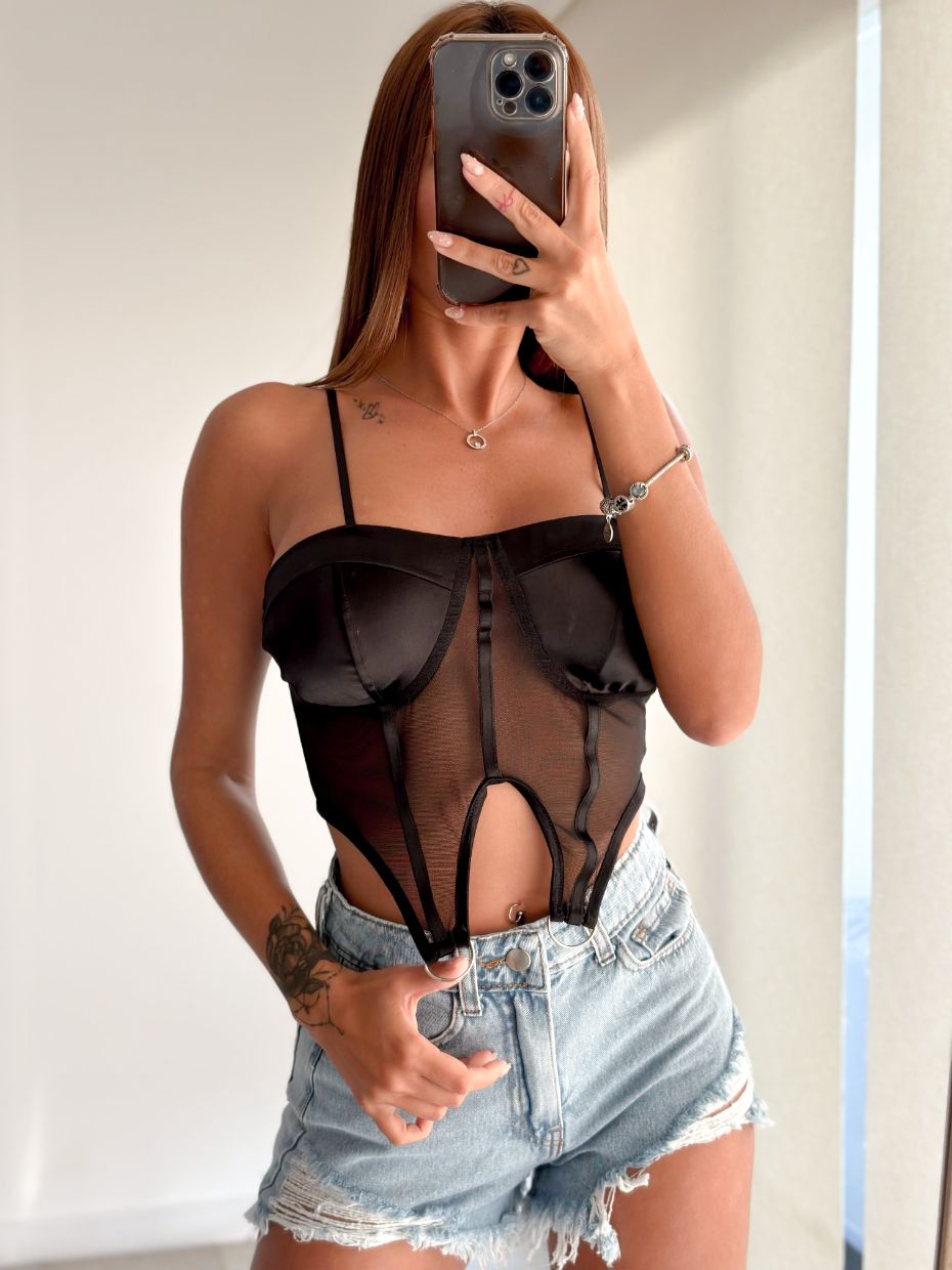Top Saten/Tul hebillas