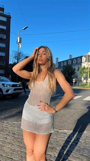 Vestido Mesh Glitter Corto