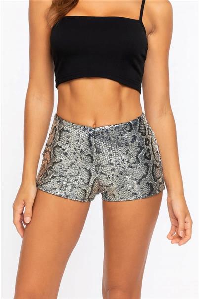 Short Lentejuelas Print