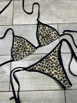 Bikini Print Lentejuelas