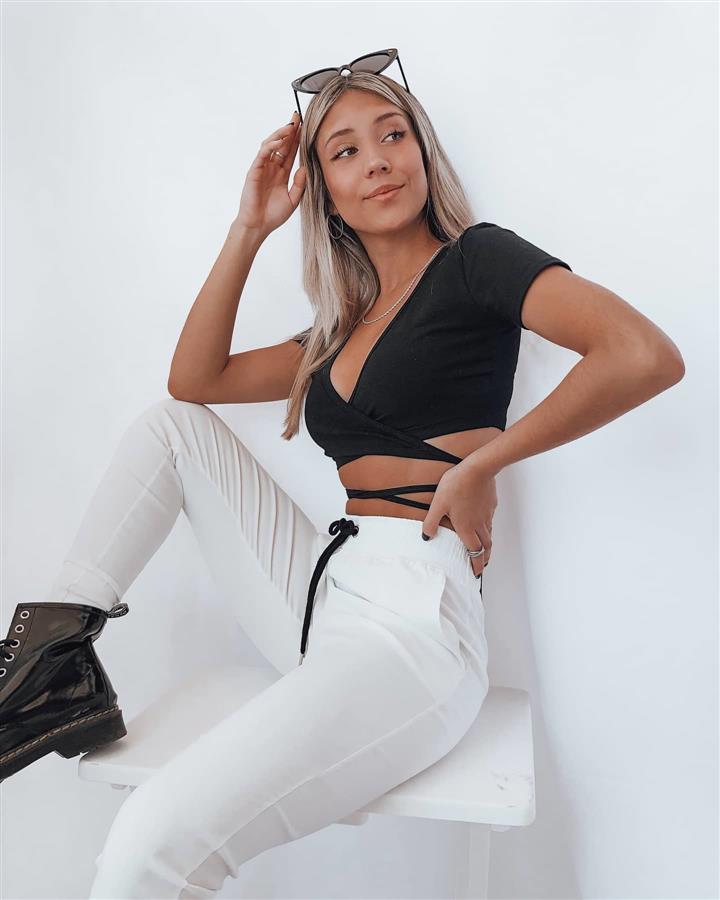 Top de Algodón Cruzado