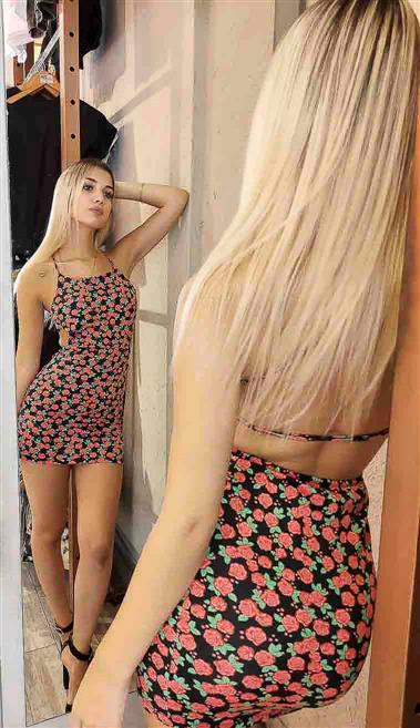 Vestido de Lycra Estampado