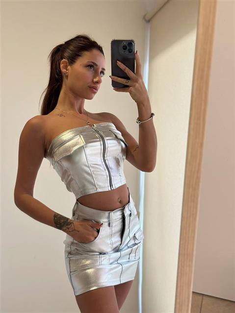 Corset Metalizado